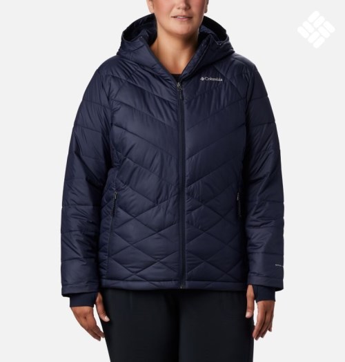 Columbia Heavenly Hette Jakke Dame Marineblå | Plus Size 87091Y